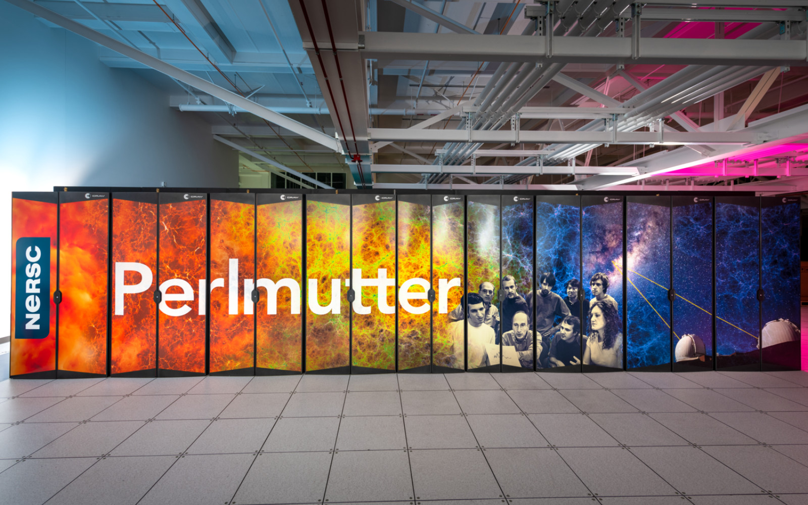 Perlmutter Mural Phase II lighted