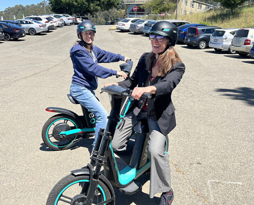 veo scooters at Berkeley Lab