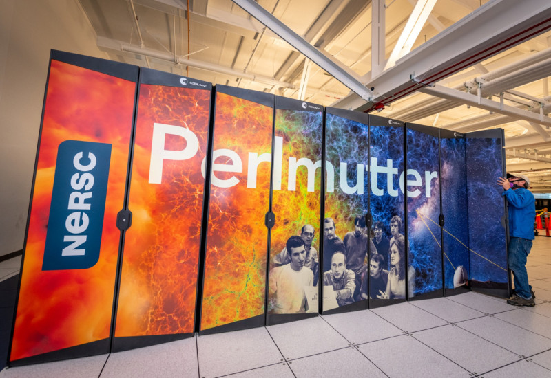 Perlmutter phase I mural installation